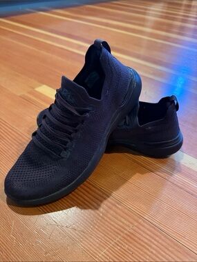 APL Women's Black Knit Slip-On Sneakers